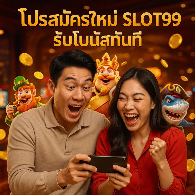 โปรสมัครใหม่ SLOT99 รับโบนัสทันที