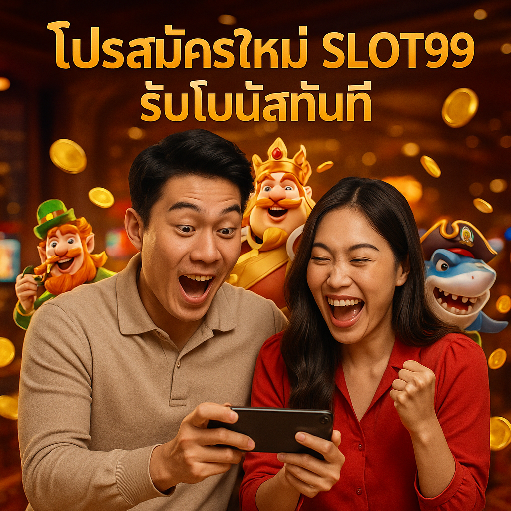 โปรสมัครใหม่ SLOT99 รับโบนัสทันที