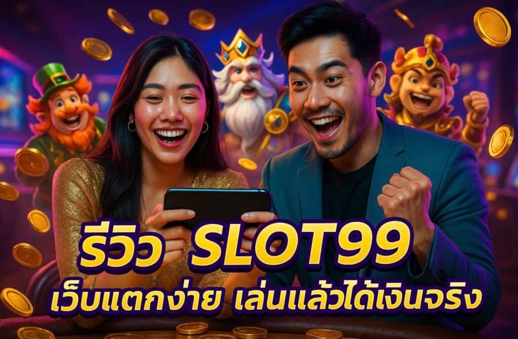 รีวิว SLOT99 เว็บแตกง่าย เล่นแล้วได้เงินจริง